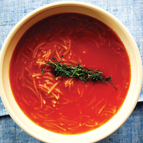 Mexican noodle soup (Sopa de fideo)