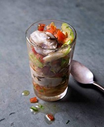 Mexican oyster cocktail