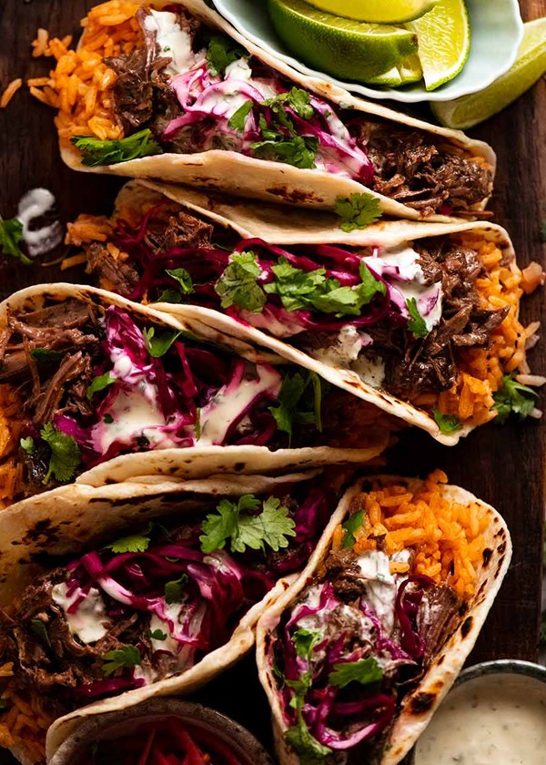 Mexican pulled beef (Beef barbacoa)