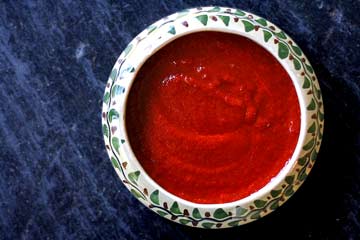 Mexican red chili sauce