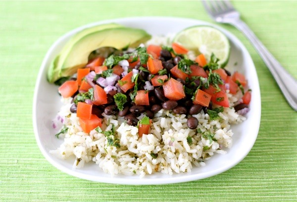 Mexican rice bowl