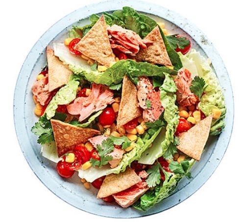 Mexican salmon salad