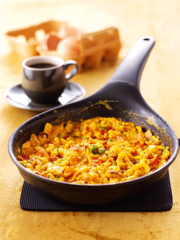 Mexican scrambled eggs