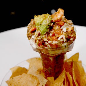 Mexican seafood cocktail (Campechana)