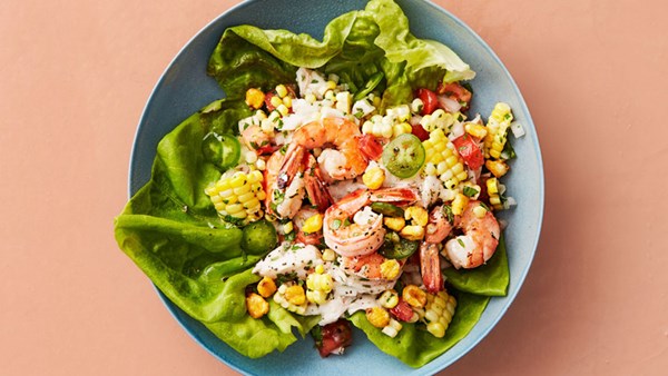 Mexican seafood salad