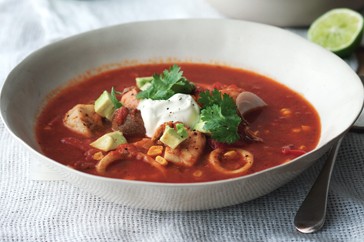 Mexican seafood soup