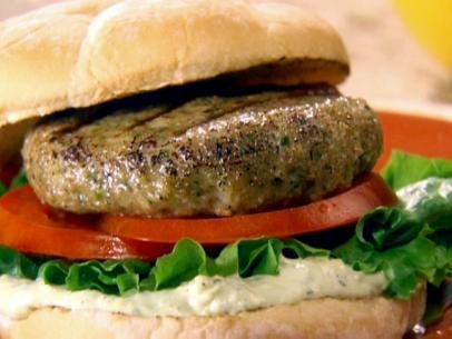Mexican shrimp "burgers"