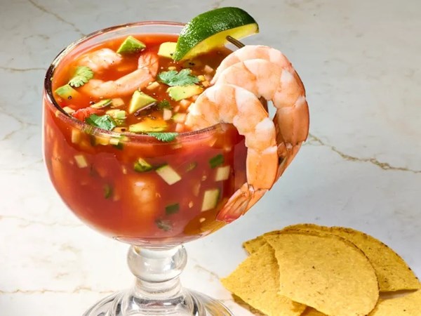 Mexican shrimp cocktail