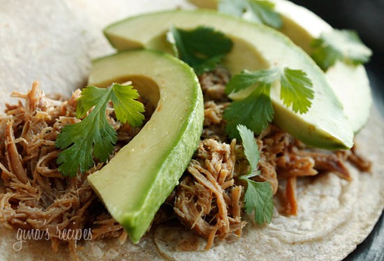 Mexican slow cooked pork carnitas