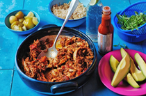 Mexican-spiced slow-cooked chicken