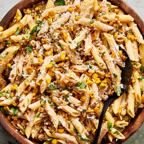Mexican street corn pasta salad