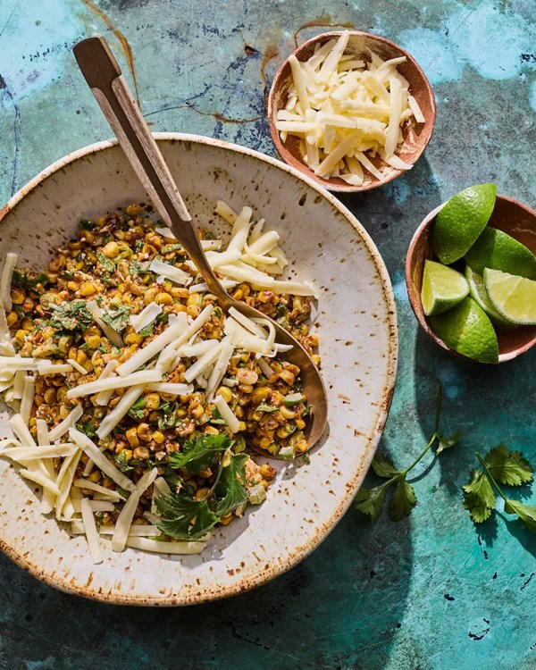 Mexican street corn salad (Esquites)