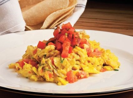 Mexican-style eggs (Huevos a la Mexicana)
