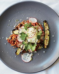 Mexican-style fideos with chorizo
