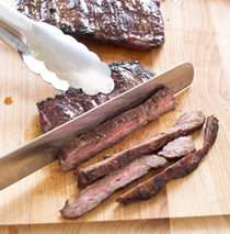 Mexican-style grilled steak (Carne asada)