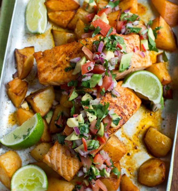 Mexican-style salmon
