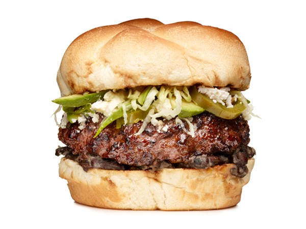 Mexican torta burger