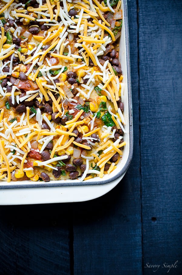 Mexican tortilla casserole