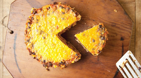 Mexican tortilla casserole