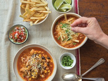 Mexican tortilla chicken soup