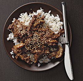 Mexican turkey drumstick mole