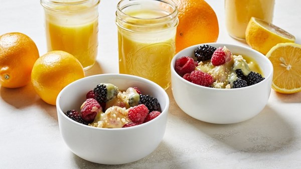 Meyer lemon and olive oil curd