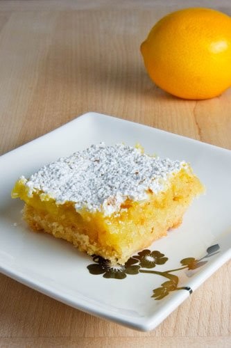 Meyer lemon bars