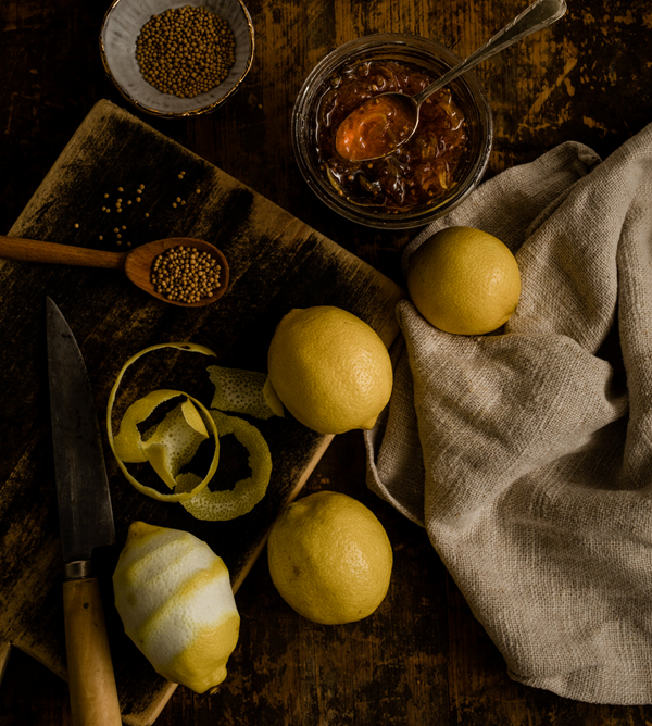Meyer lemon chutney