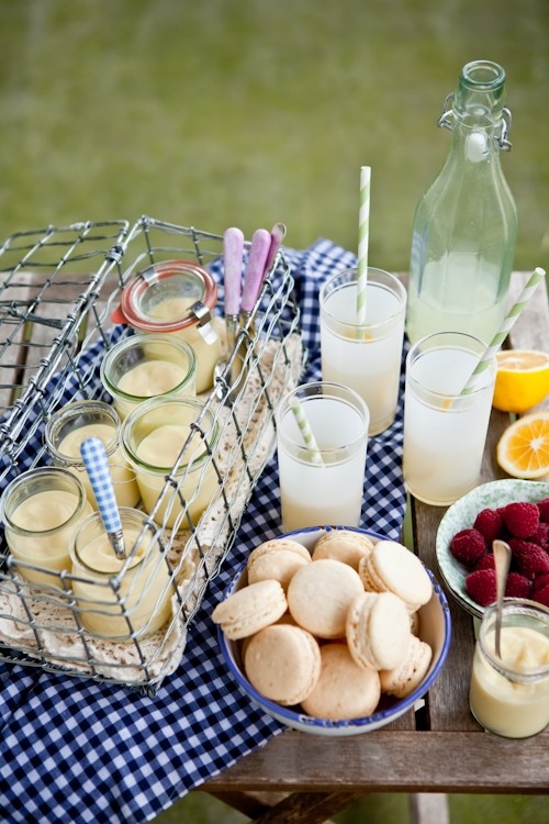 Meyer lemon creams and Meyer lemon macarons