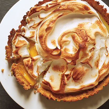 Meyer lemon curd tart