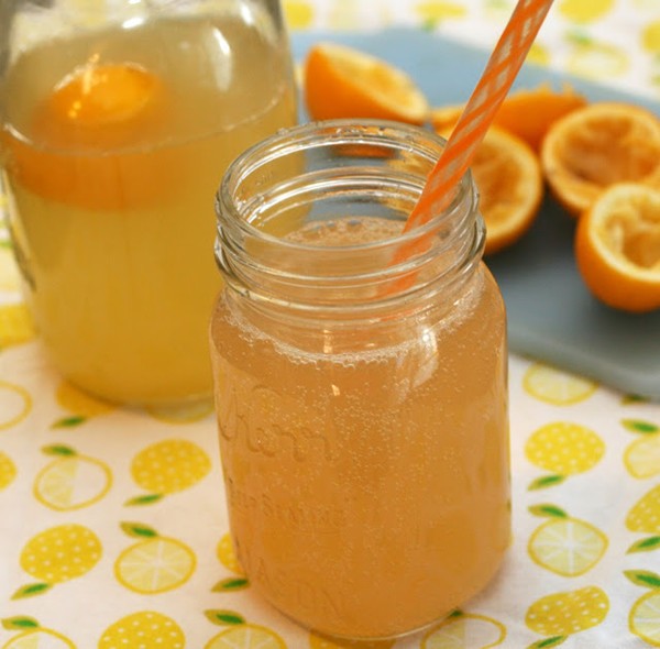 Meyer lemon ginger beer rock shandy