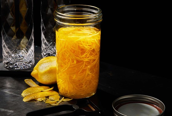 Meyer lemon limoncello [Jacob Armando]