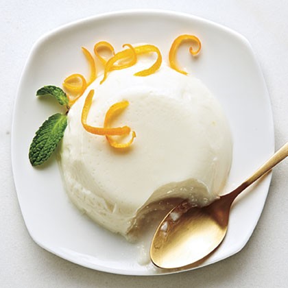 Meyer lemon panna cotta