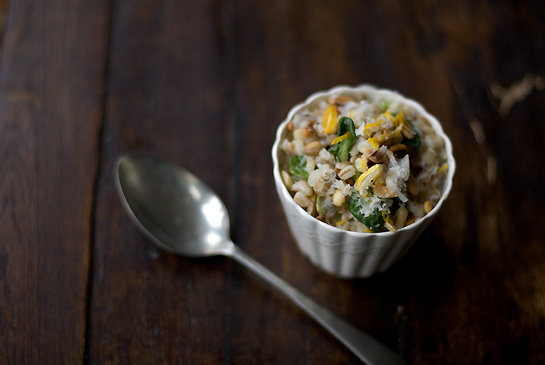Meyer lemon risotto