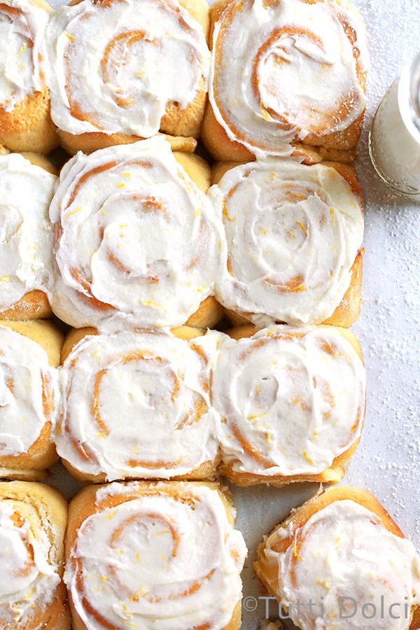 Meyer lemon rolls