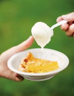 Meyer lemon sunshine pie