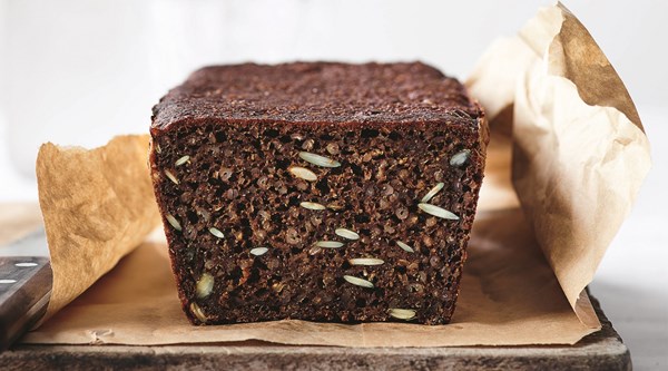 Meyer's dark rye bread with rye berries and pumpkin seeds