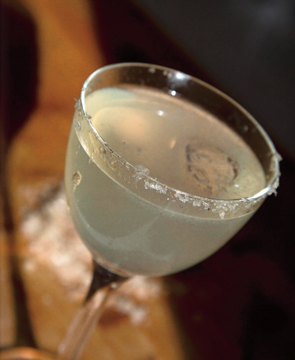 Mezcal truffle cocktail