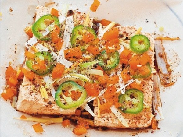 Michael Natkin's aromatic tofu packets (Cook the Book)