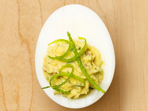 Michael Symon's spicy deviled eggs
