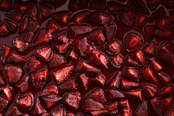Michelle Polzine's slow-roasted strawberries