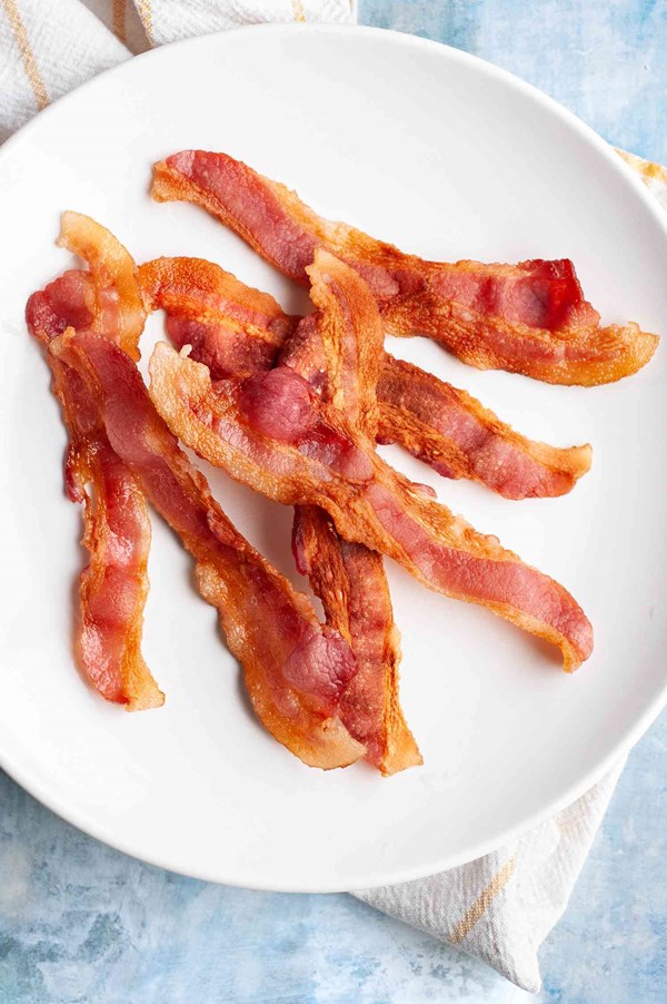 Microwave bacon