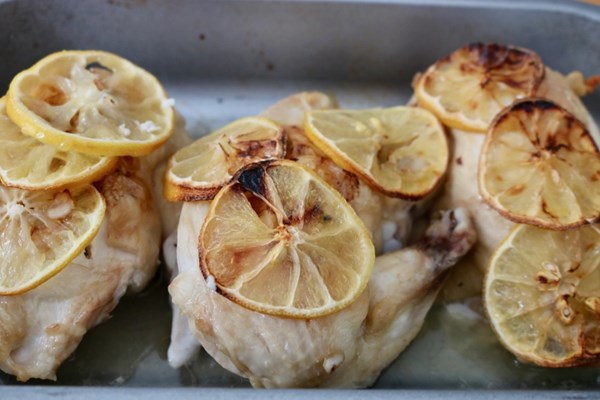 Microwave chicken supreme with lemon