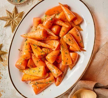 Microwave honey & fennel-glazed carrots