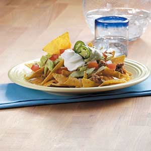 Microwave Texas nachos