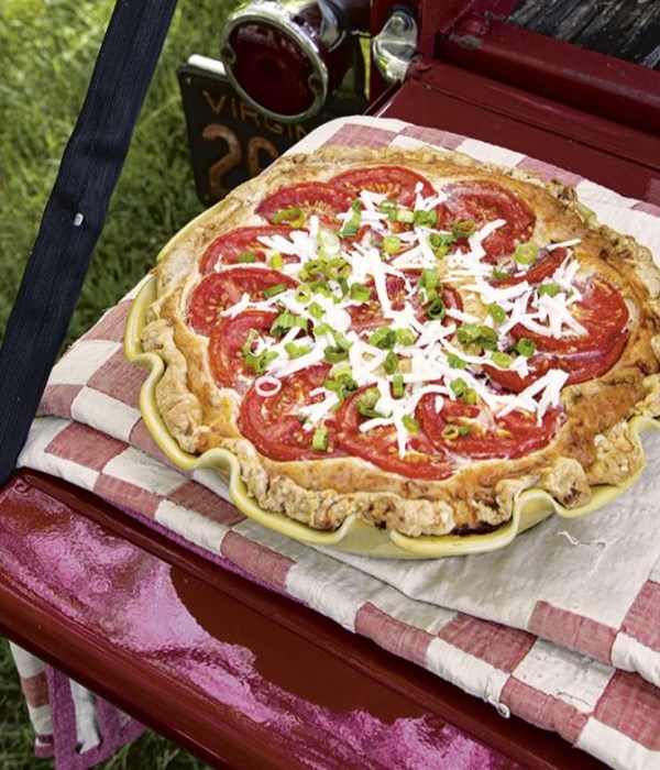 Mid-July tomato pie