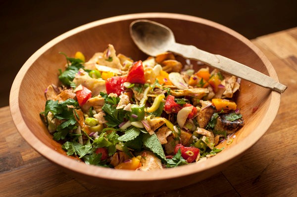 Middle Eastern bread salad