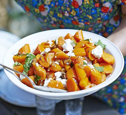 Middle Eastern carrot & feta salad 