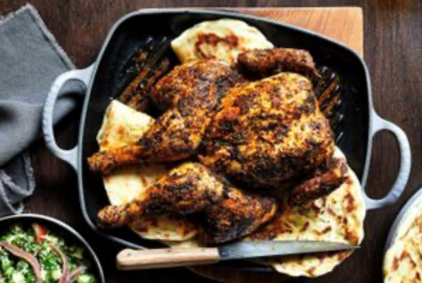Middle Eastern charcoal chicken: Paul's chicken
