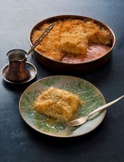 Middle Eastern cheesecake